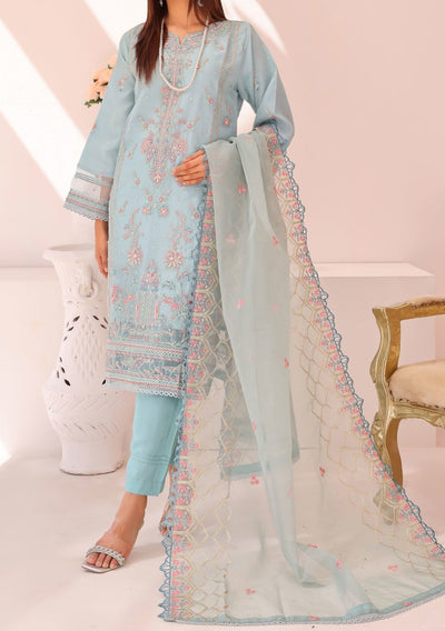 Bin Hameed Gul E Lala Heavy Embroidered Organza Dress - db25668