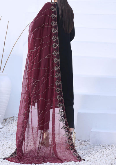 Bin Hameed Rameen Heavy Embroidered Chiffon Dress - db25323