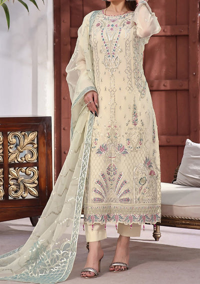 Bin Hameed Ranika Heavy Embroidered Chiffon Dress - db25045