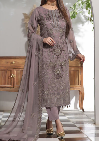 Bin Hameed Ranika Heavy Embroidered Chiffon Dress - db25052