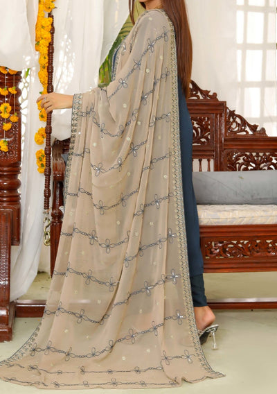Bin Hameed Ready Made Heavy Embroidered Chiffon Dress - db24600