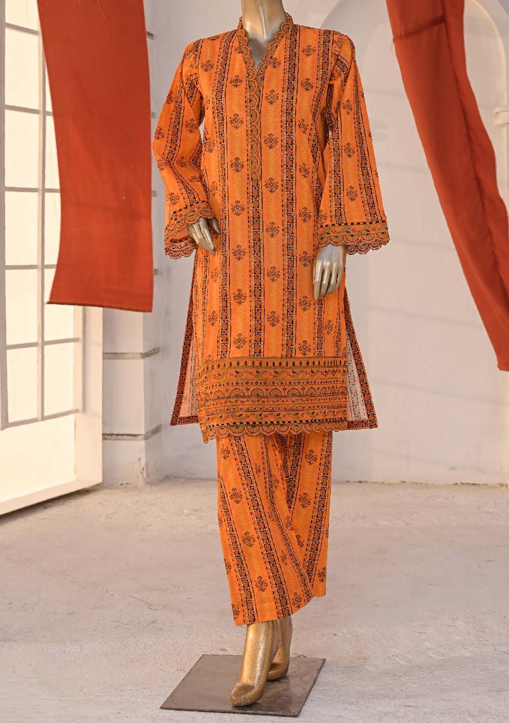 Bin Saeed Co ords Embroidered Ready Made Lawn Dress - db22040