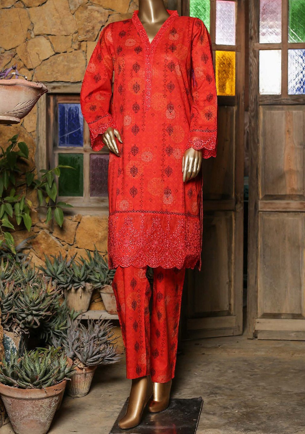 Bin Saeed Co ords Embroidered Ready Made Lawn Dress - db22050