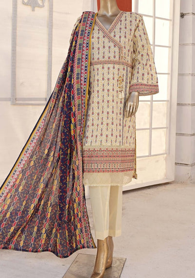 Bin Saeed Embroidered Ready Made Lawn Dress - db21780