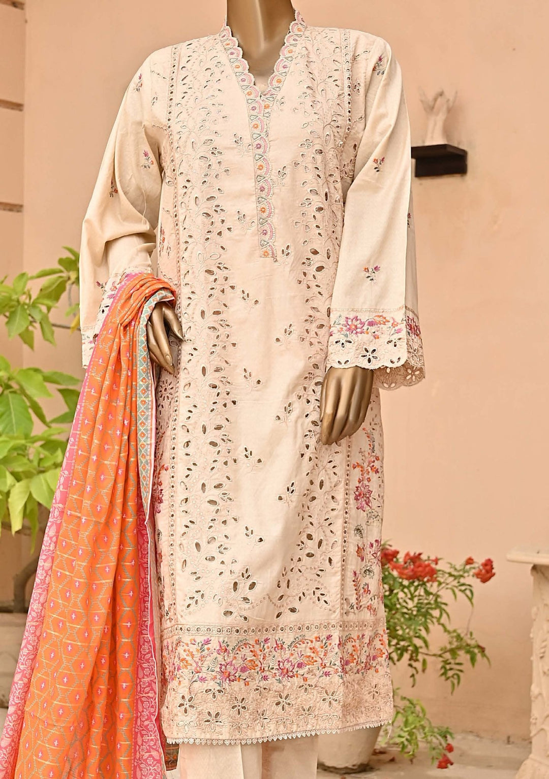 Bin Saeed Embroidered Ready Made Lawn Dress