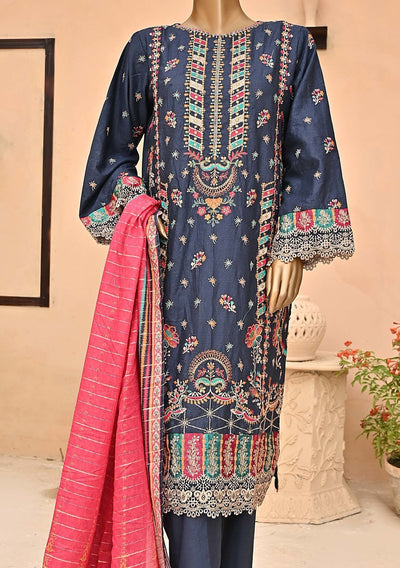 Bin Saeed Embroidered Ready Made Lawn Dress - db23466