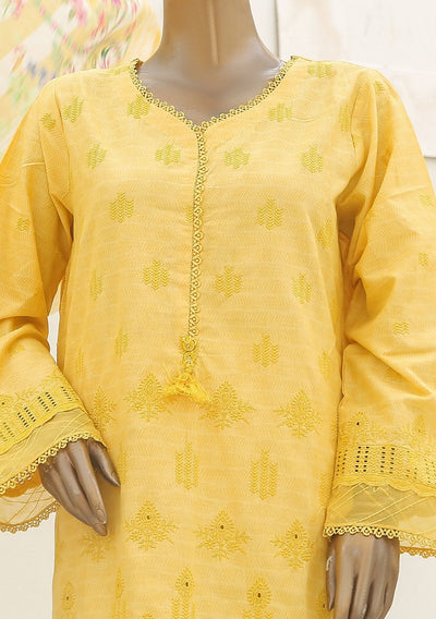Bin Saeed Ready Made Chikankari Embroidered Dress - db23480
