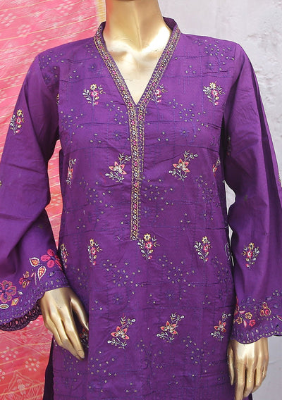 Bin Saeed Ready Made Embroidered Chikankari Dress - db24529