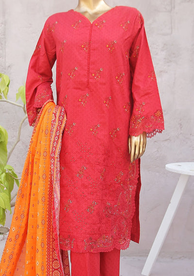 Bin Saeed Ready Made Embroidered Chikankari Dress - db24535