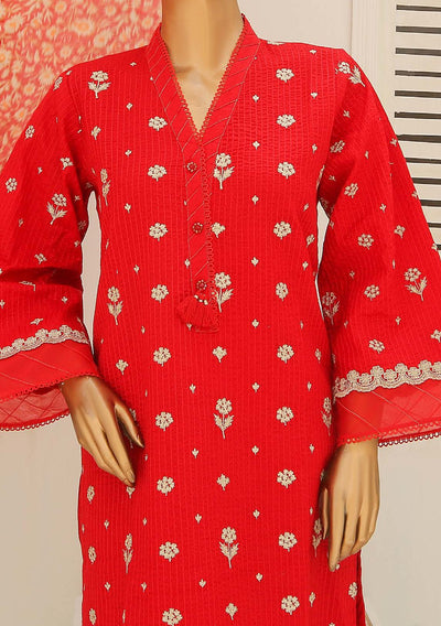 Bin Saeed Ready Made Embroidered Cotton Dress - db23704