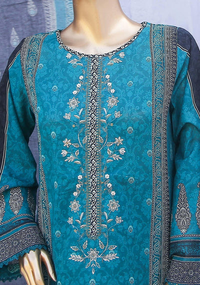 Bin Saeed Ready Made Embroidered Cotton Dress - db24463