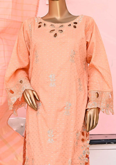 Bin Saeed Ready Made Embroidered Jacquard Dress - db23887