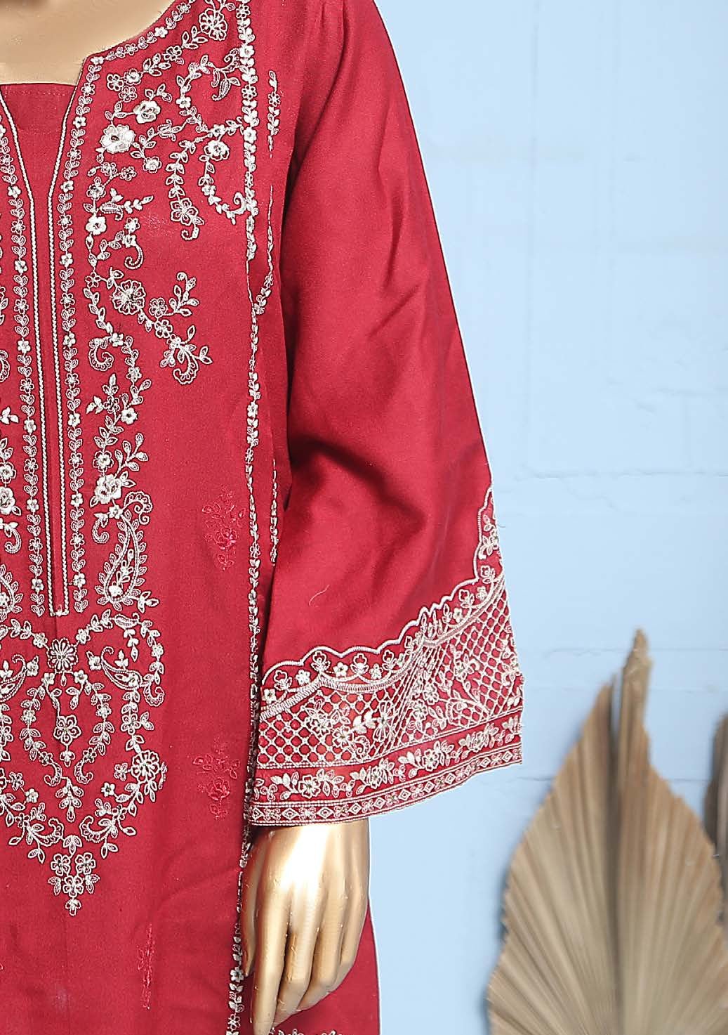 Bin Saeed Ready Made Embroidered Karandi Dress - db23755