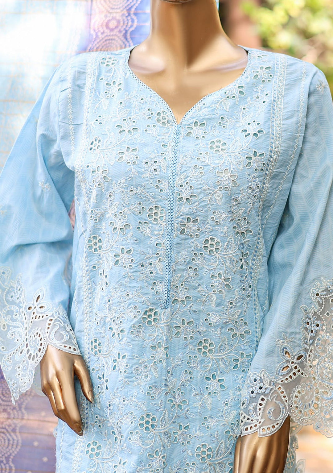 sachin and babi light blue dress Zara Embroidered Dresses for Women for sale main image 1