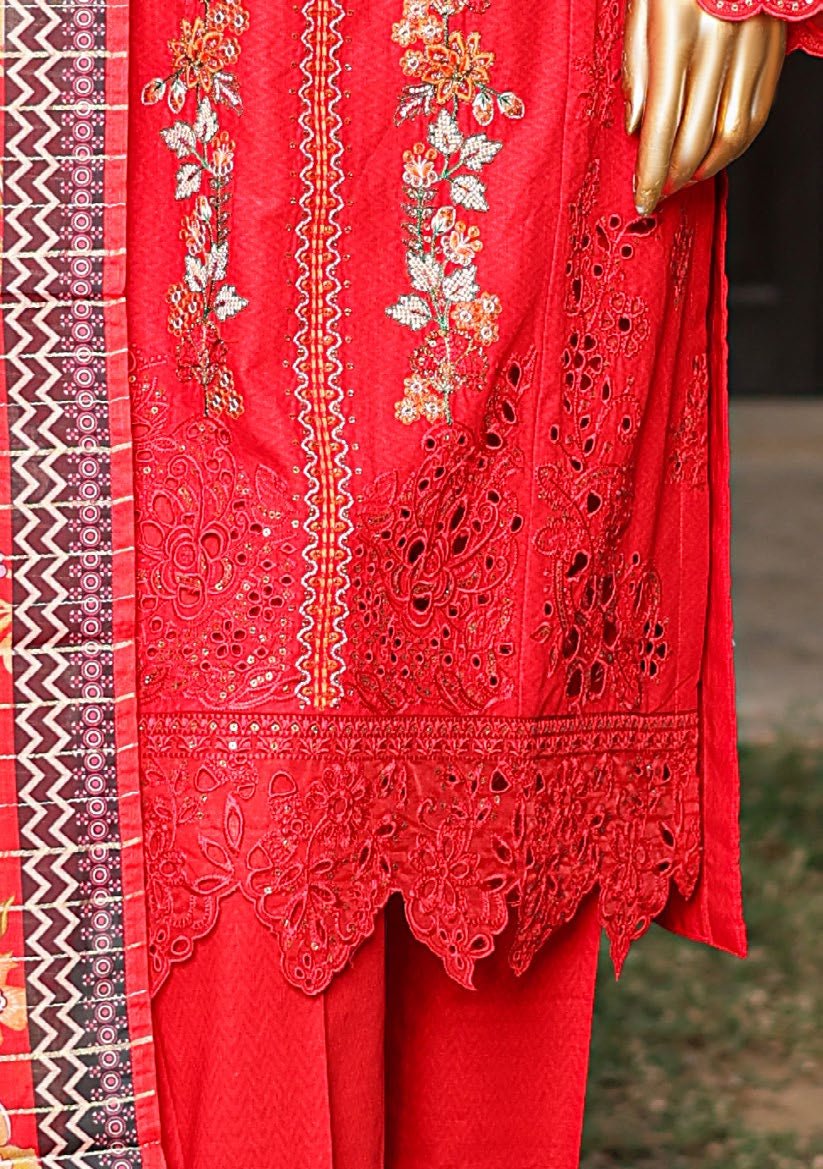 Bin Saeed Ready Made Embroidered Lawn Dress - db25122
