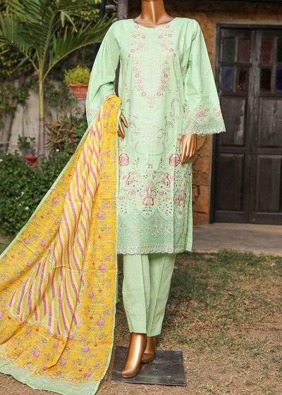Bin Saeed Ready Made Embroidered Lawn Dress - db25123