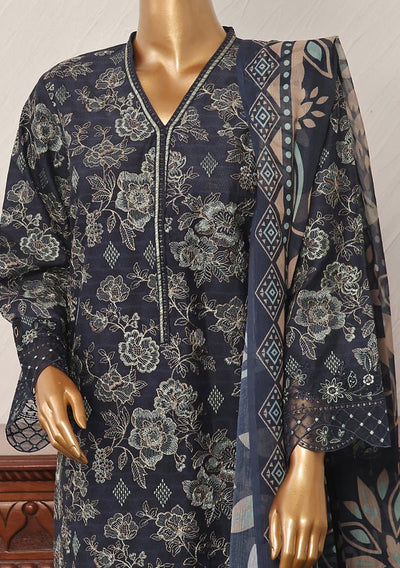 Bin Saeed Ready Made Embroidered Lawn Dress - db25679