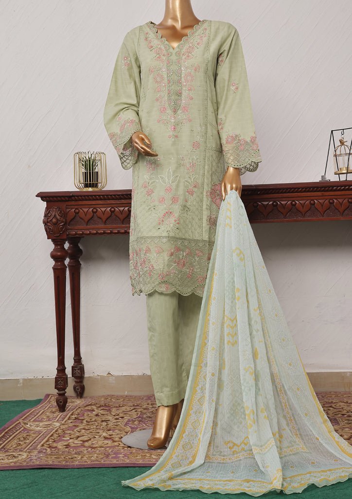 Bin Saeed Ready Made Embroidered Lawn Dress - db25680