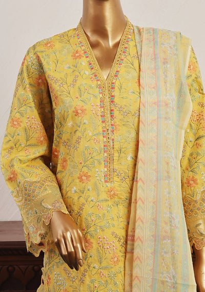 Bin Saeed Ready Made Embroidered Lawn Dress - db25678