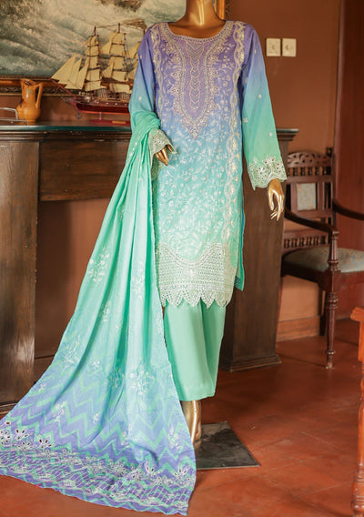 Bin Saeed Ready Made Embroidered Lawn Dress - db25454