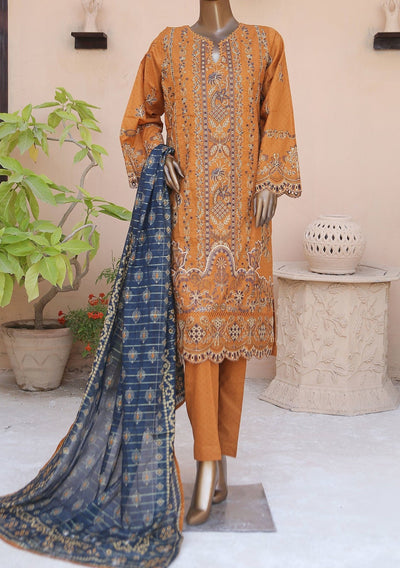Bin Saeed Ready Made Embroidered Lawn Dress - db23511