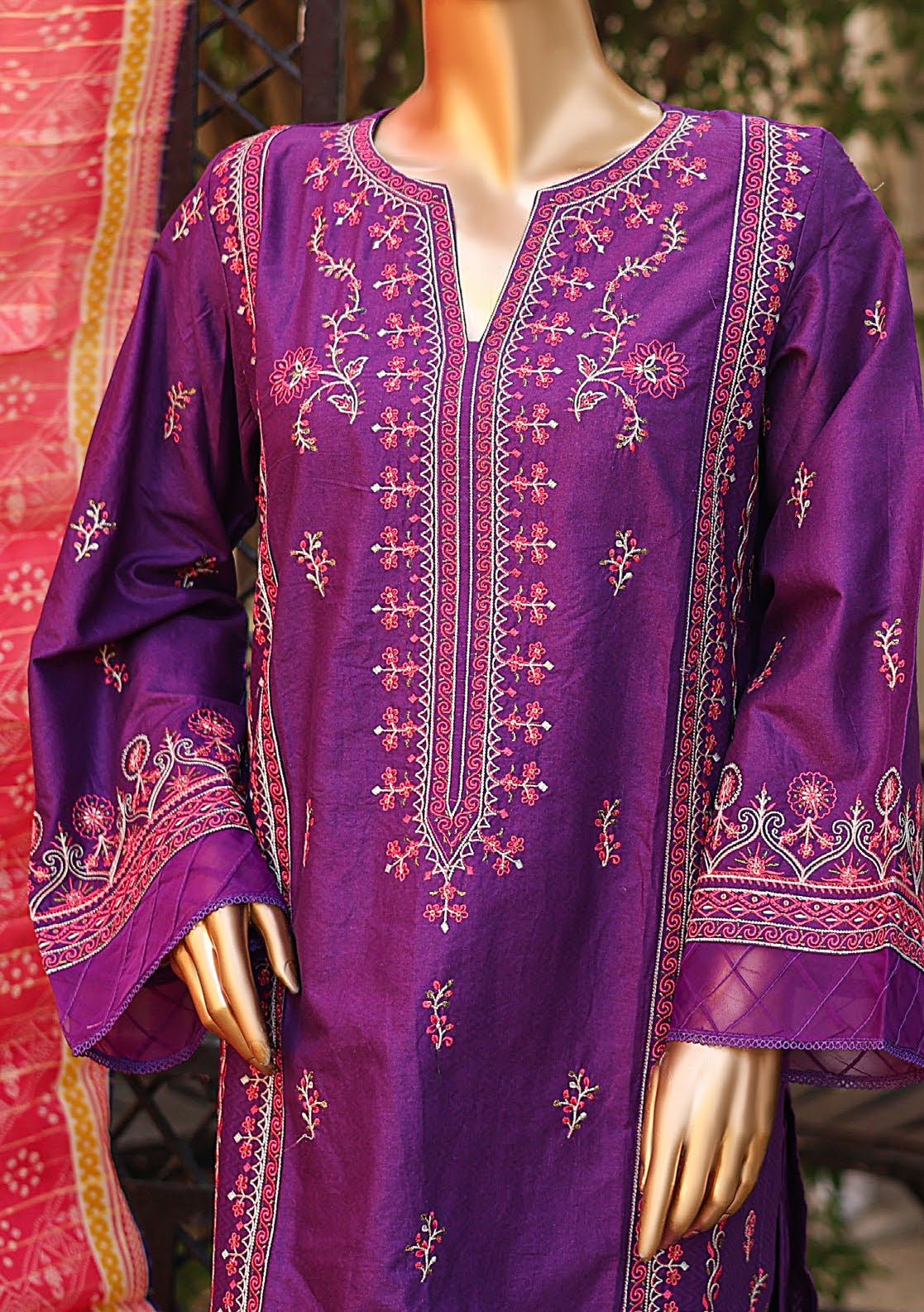 Bin Saeed Ready Made Embroidered Lawn Dress - db25104