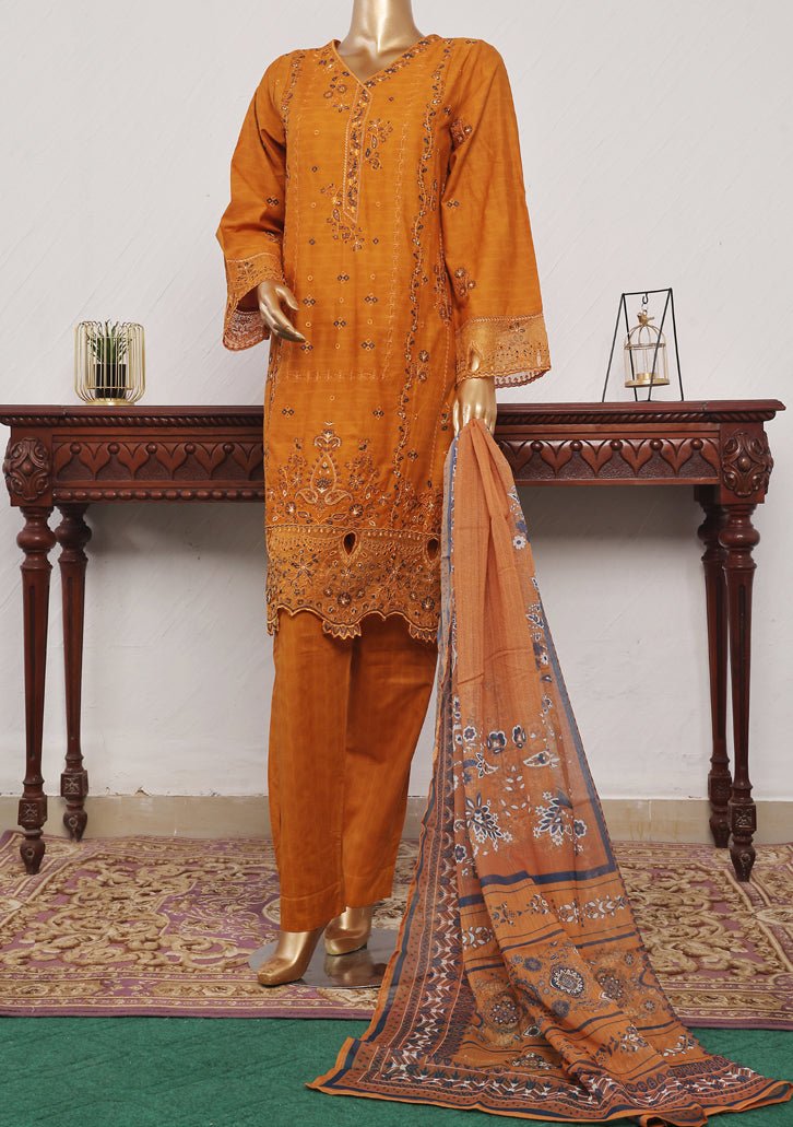 Bin Saeed Ready Made Embroidered Lawn Dress - db25673