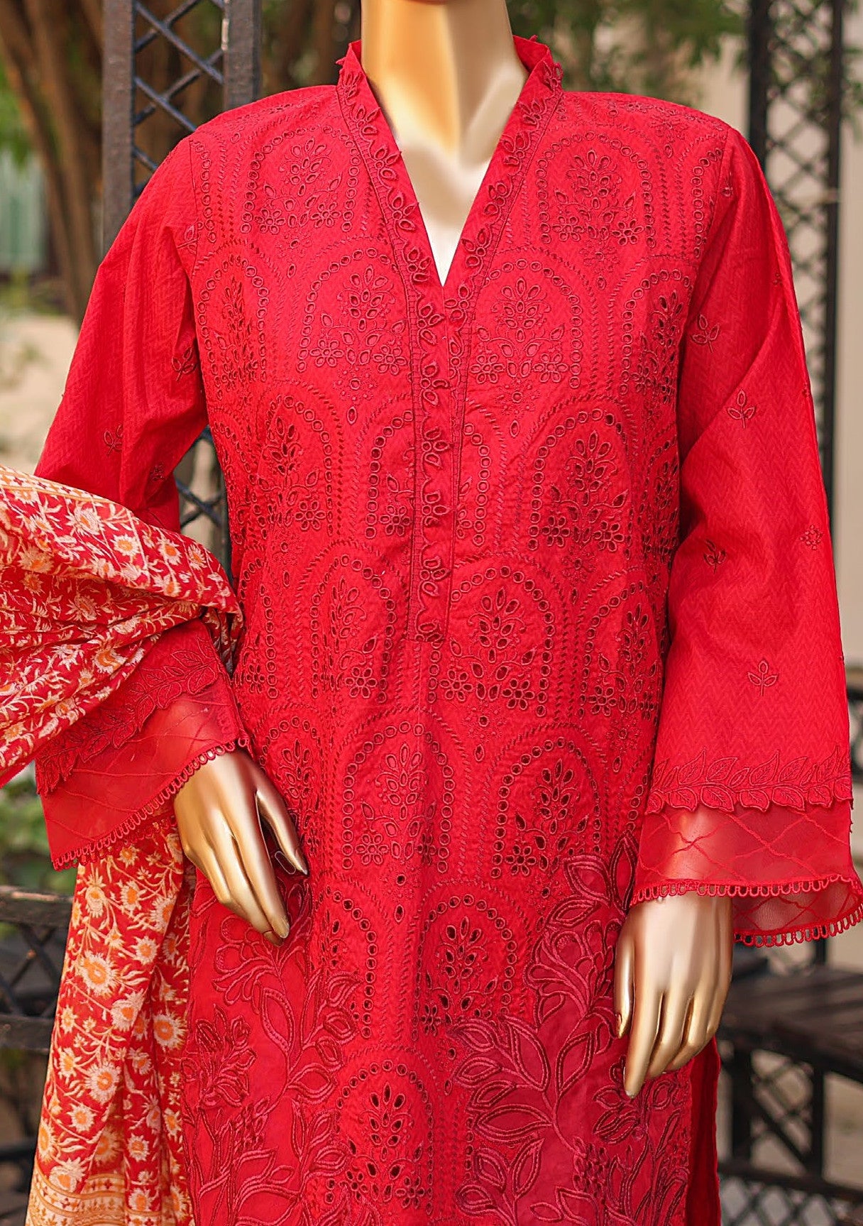 Bin Saeed Ready Made Embroidered Lawn Dress - db25106