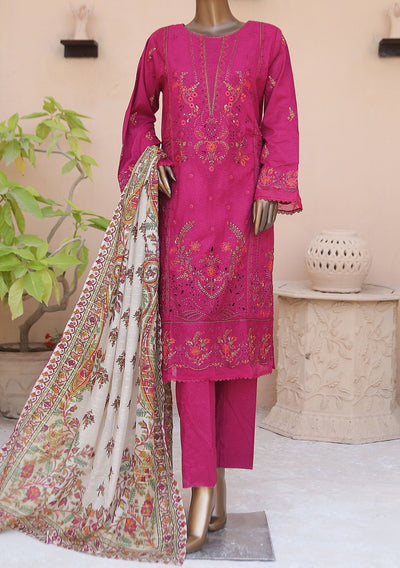 Bin Saeed Ready Made Embroidered Lawn Dress - db23513