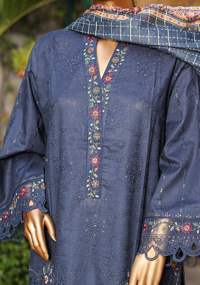 Bin Saeed Ready Made Embroidered Lawn Dress - db25126
