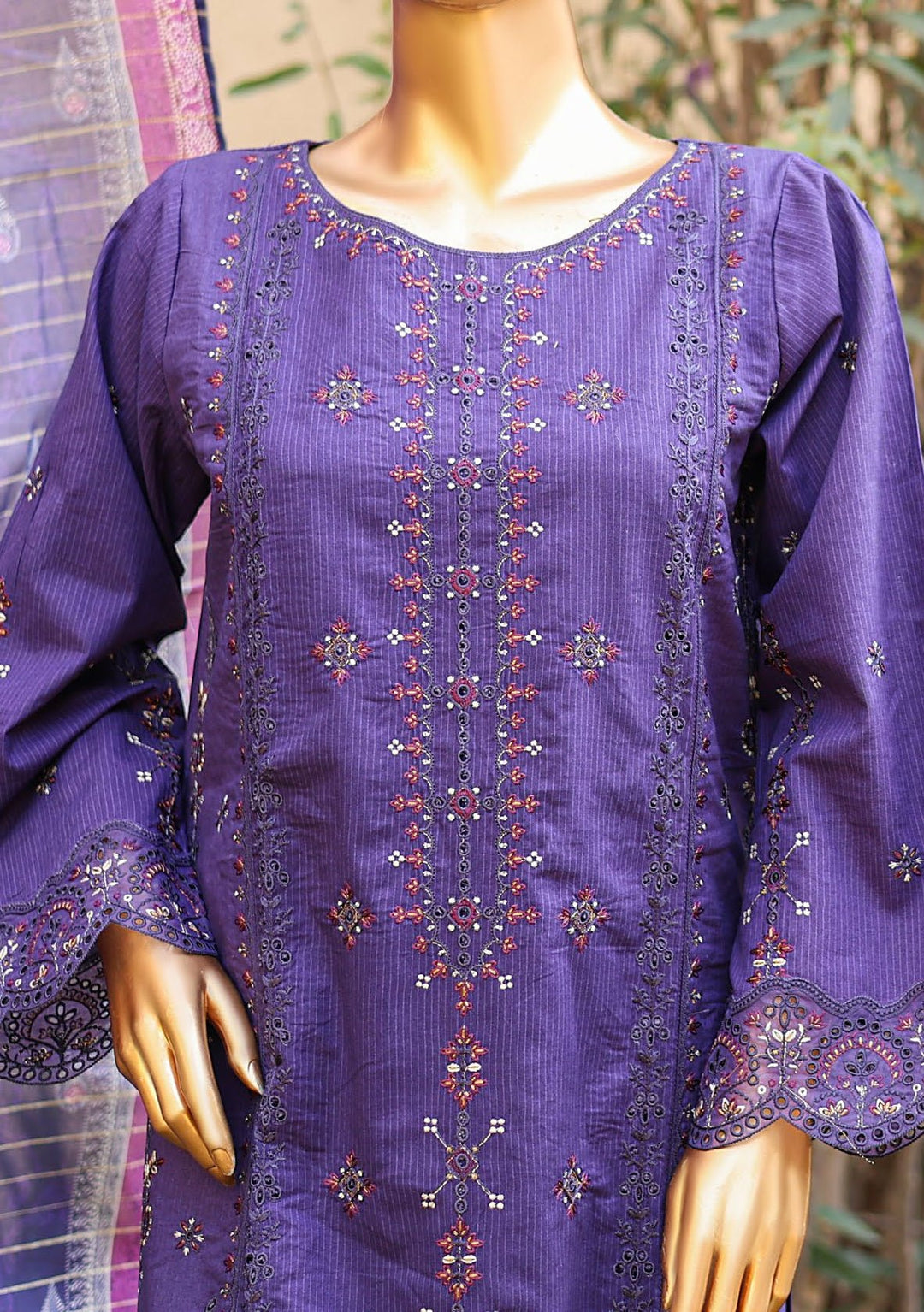 Bin Saeed Ready Made Embroidered Lawn Dress Bin Saeed Ready Made Embroidered Lawn Dress