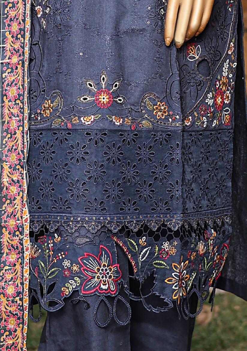 Bin Saeed Ready Made Embroidered Lawn Dress - db25126