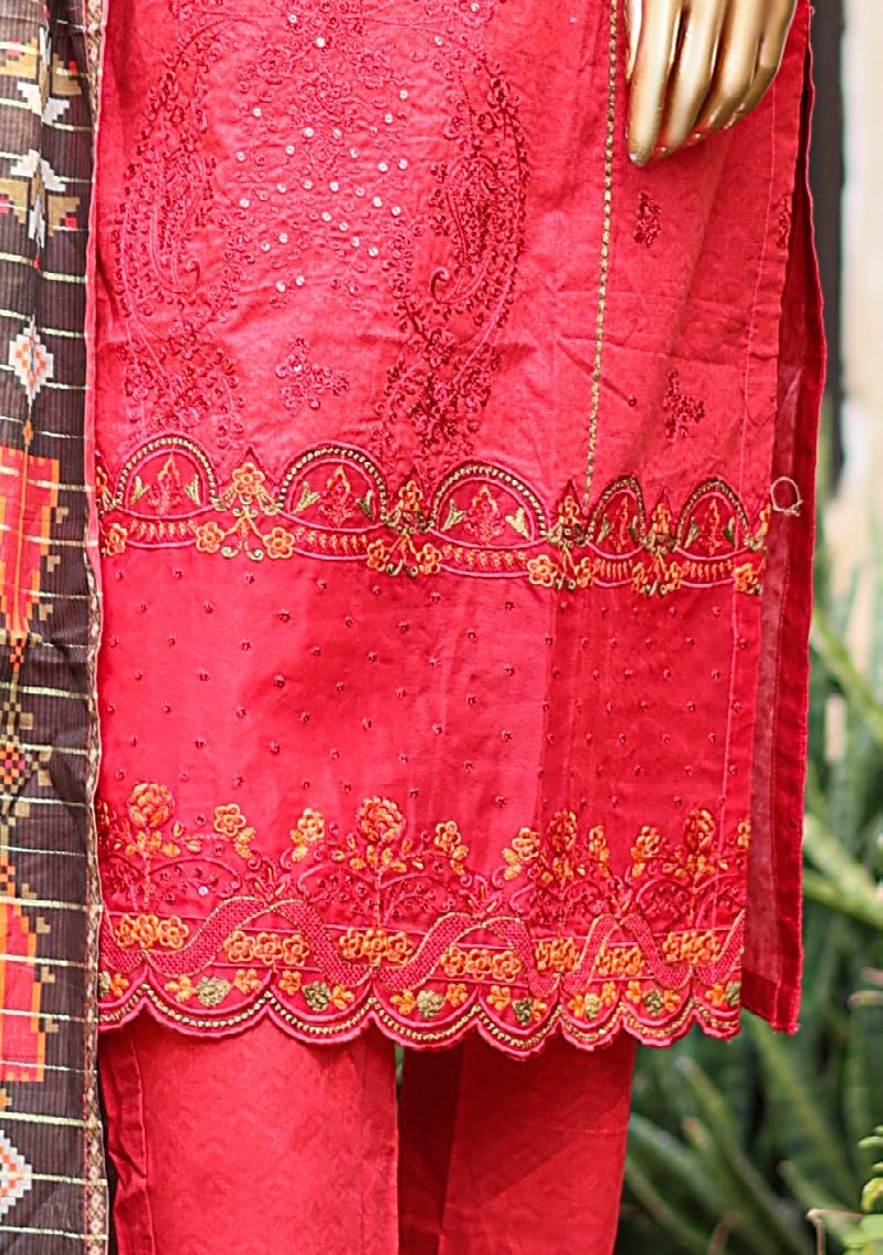 Bin Saeed Ready Made Embroidered Lawn Dress - db25117