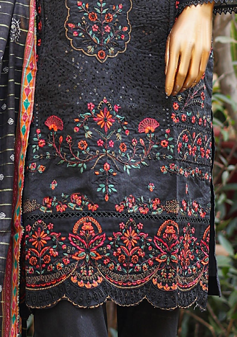 Bin Saeed Ready Made Embroidered Lawn Dress - db25114