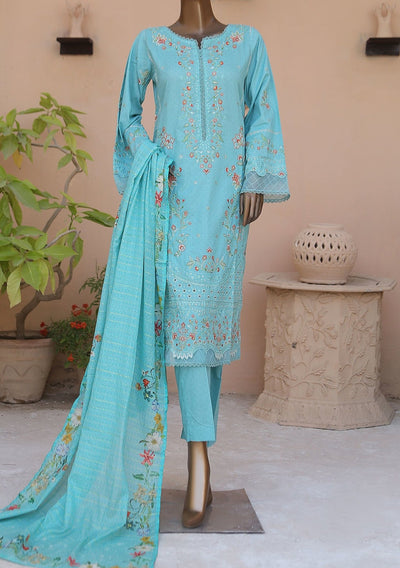 Bin Saeed Ready Made Embroidered Lawn Dress - db23509