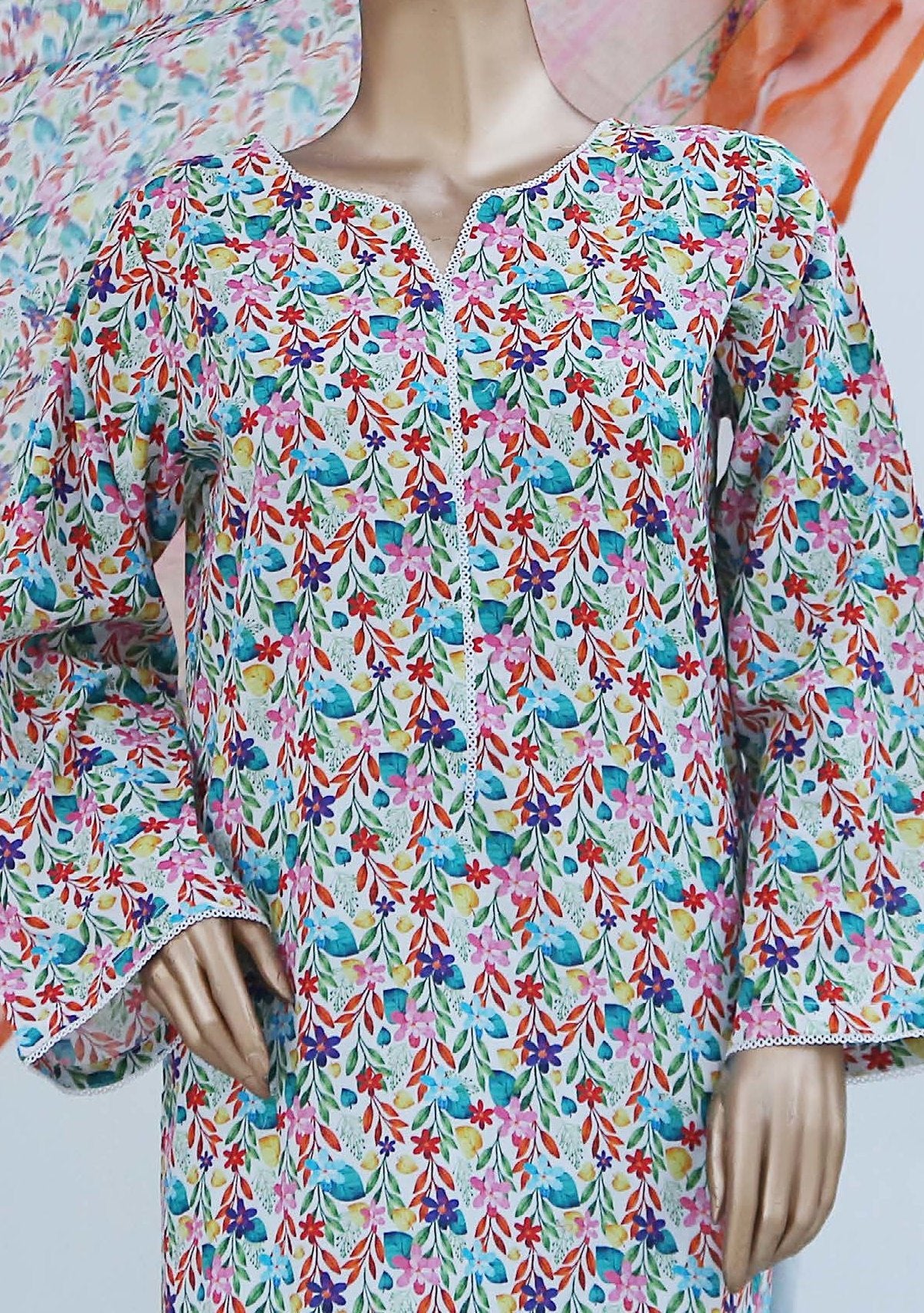 Bin Saeed Ready Made Printed Cotton Dress