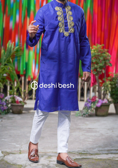 Boutique Designer Occasional Embroidered Punjabi: Deshi Besh.