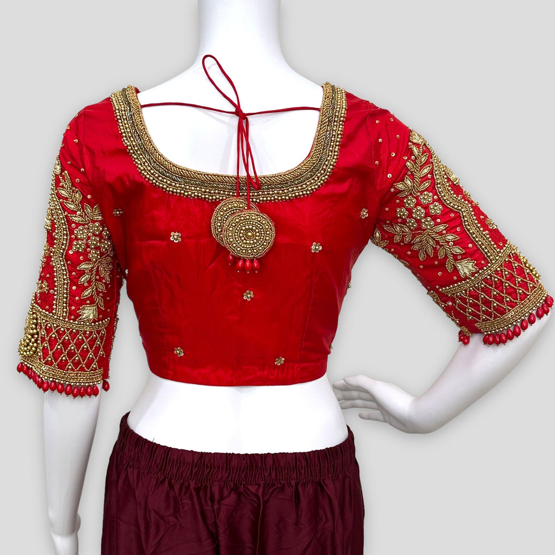 Boutique Designer Ready Made Bridal Blouse - db20374, image size:1080x1080