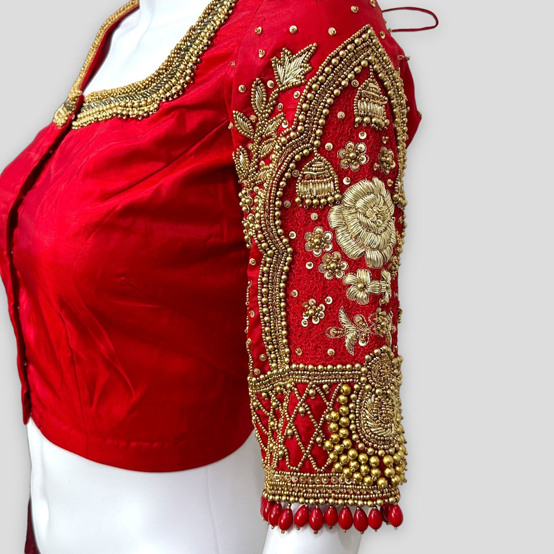 Boutique Designer Ready Made Bridal Blouse, image size:1080x1080