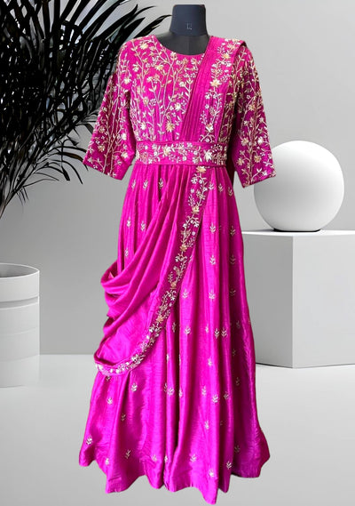 Boutique Designer Ready To Wear Saree Gown - db21907