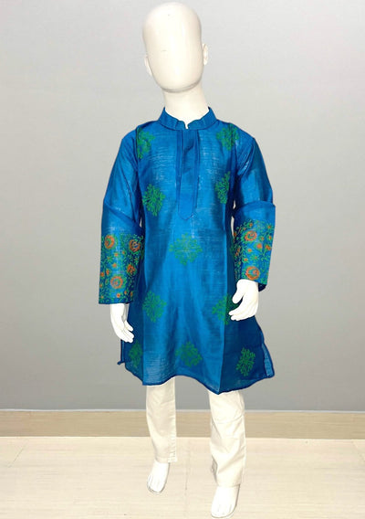 Boutique Occasional Block Printed Kids Punjabi - db21874