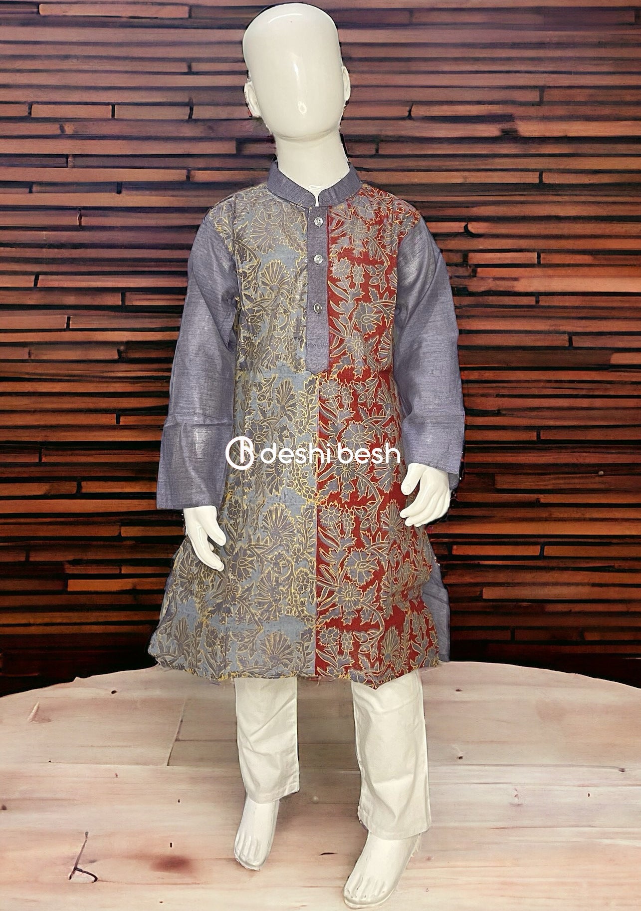 Boutique Occasional Block Printed Kids Punjabi - db25654