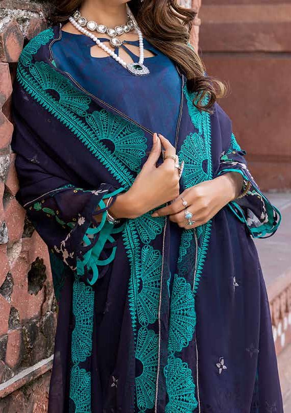 Charizma Swiss Miss Embroidered Pakistani Voil Dress - db19048