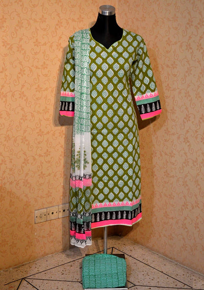 Cotton Summer Collection Salwar Kameez Suit: Deshi Besh.