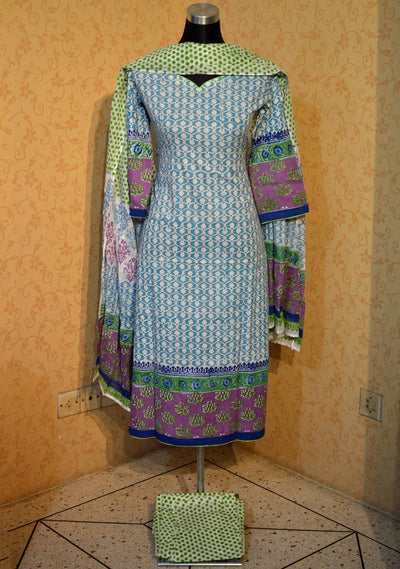 Cotton Summer Collection Salwar Kameez Suit: Deshi Besh.