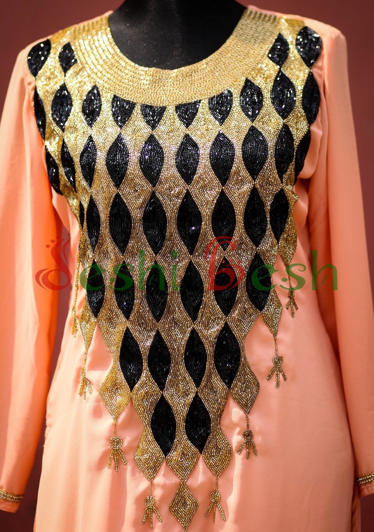 Designer Georgette Boutique Salwar Kameez Suit: Deshi Besh.