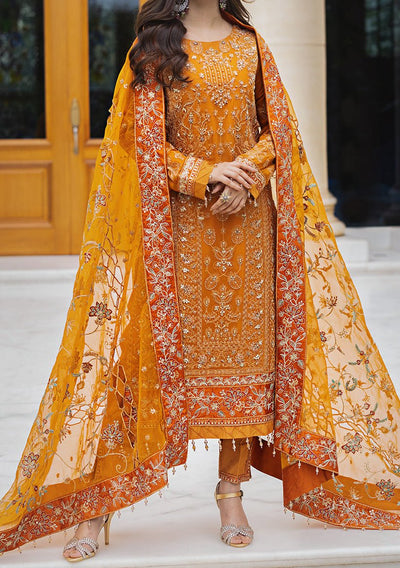Emaan Adeel Afsanah Pakistani Chiffon Dress - db23455