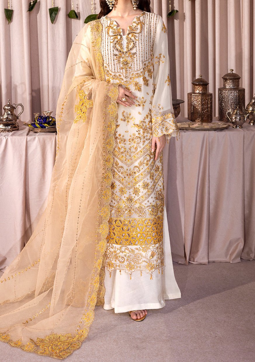 Emaan Adeel Chantel Pakistani Chiffon Dress - db24042