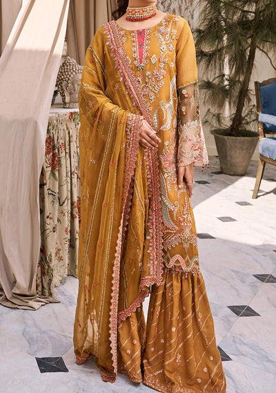 Emaan Adeel Designer Pakistani Organza Dress - db21445