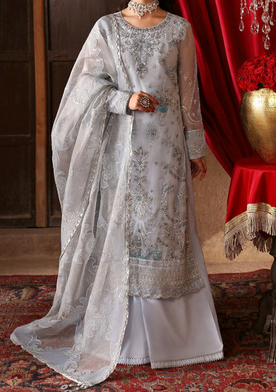 Emaan Adeel Ghazal Pakistani Luxury Chiffon Dress - db25394
